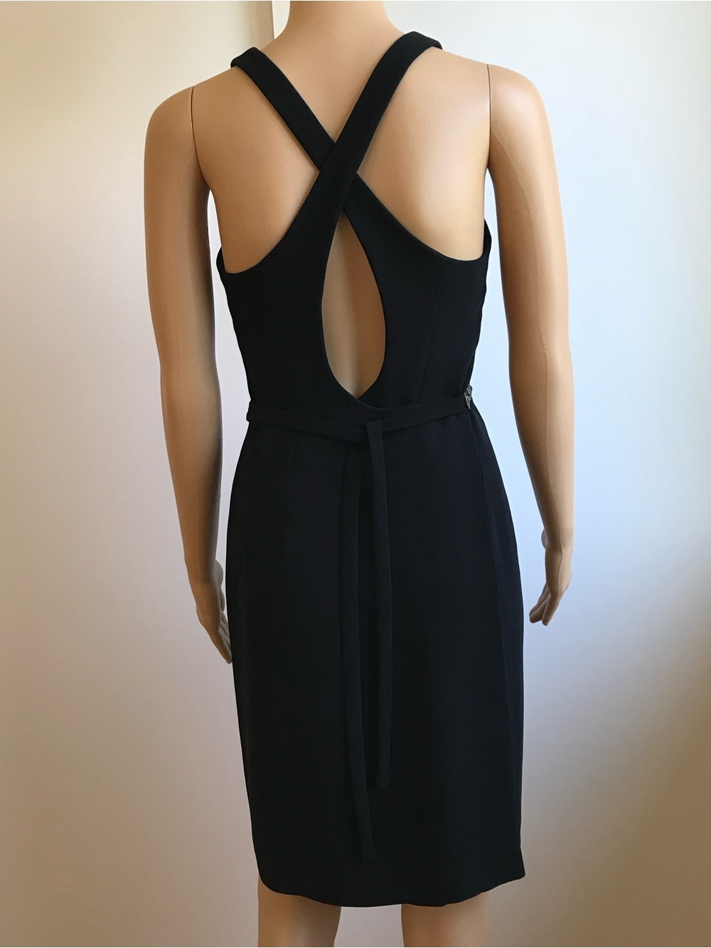 Final sale New Ann Taylor crisscross back little black dress cocktail party dres